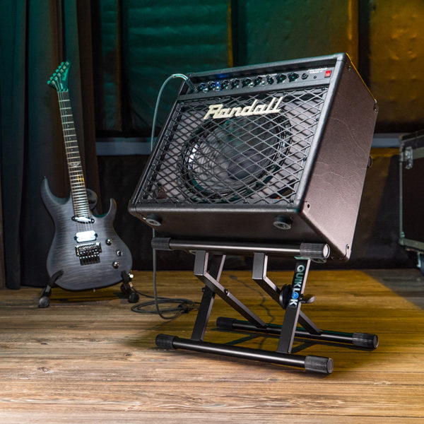 amp stand shown with amp