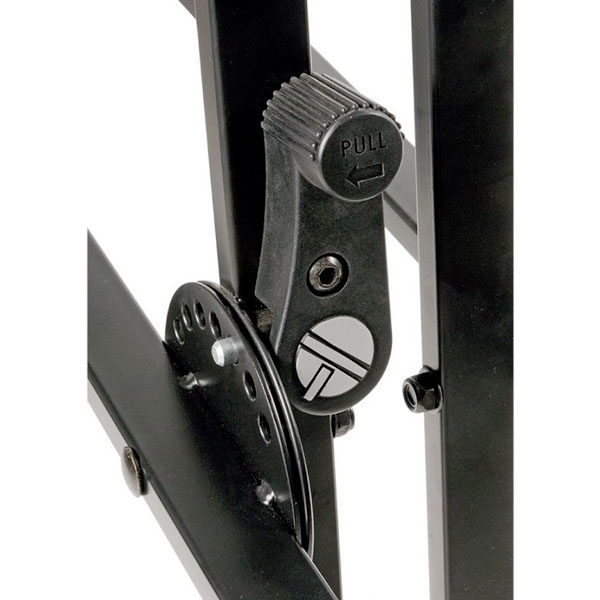 detail of keyboard stand lock