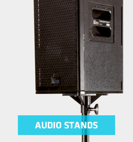 speaker on audio stand